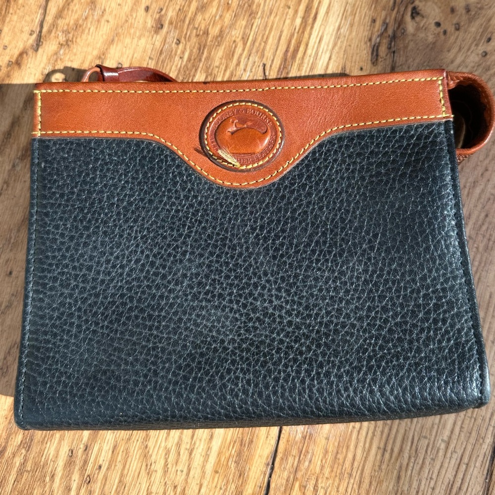 Dooney & Bourke leather zip pouch